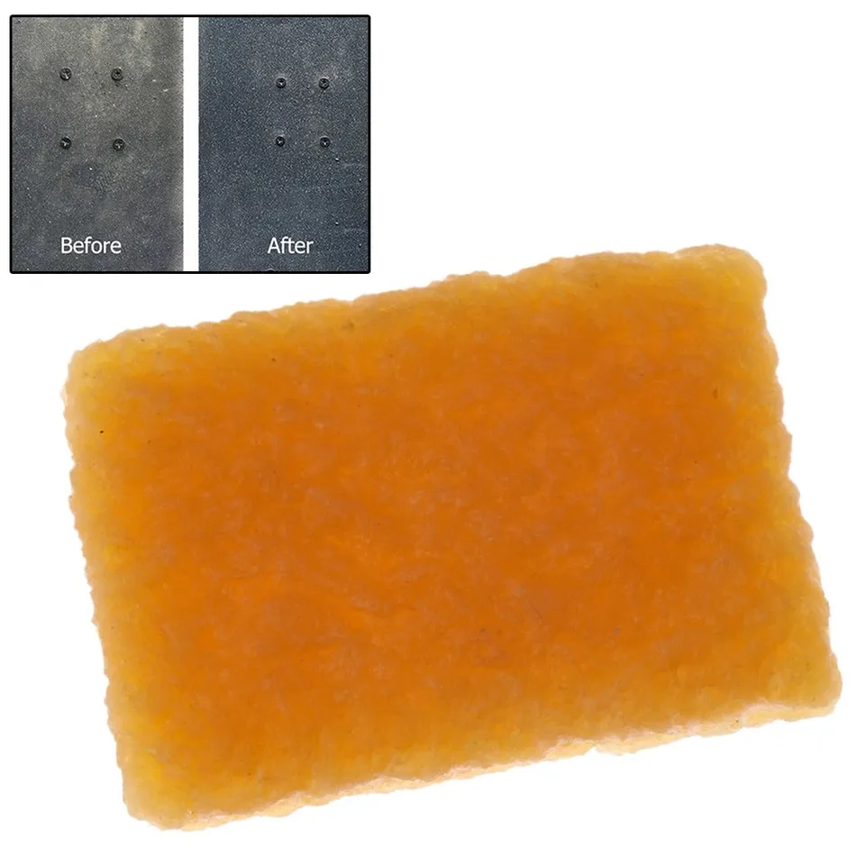 Gumová skateboard Longboard Griptape Cleant Remover Cleaner Eraser 5x3.5x1cm Cruiser Cleaner pre mastné špiny bahna