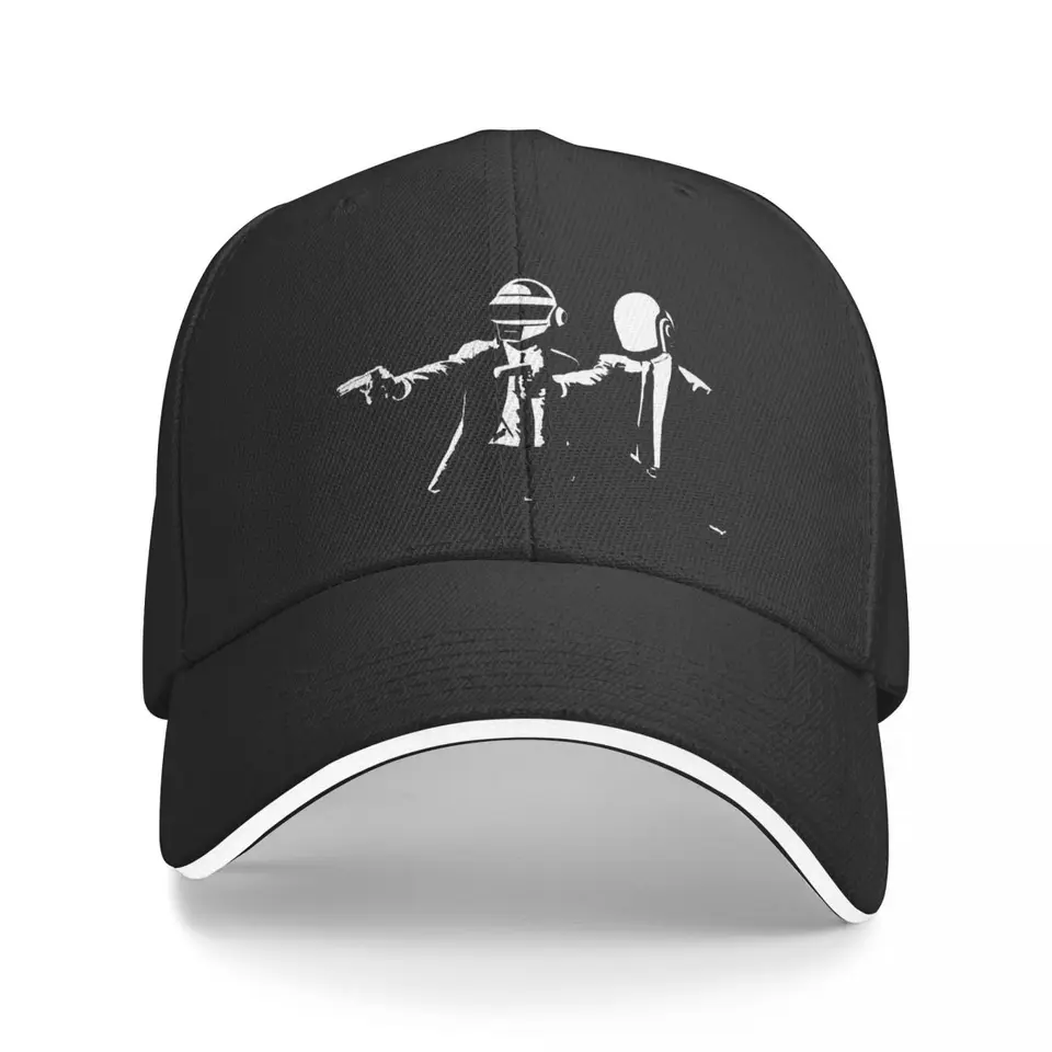 Gun Man Daft Punk Electronic Music Band Men baseball čiapky vrcholil čiapka slnečný tieň slnečný klobúk