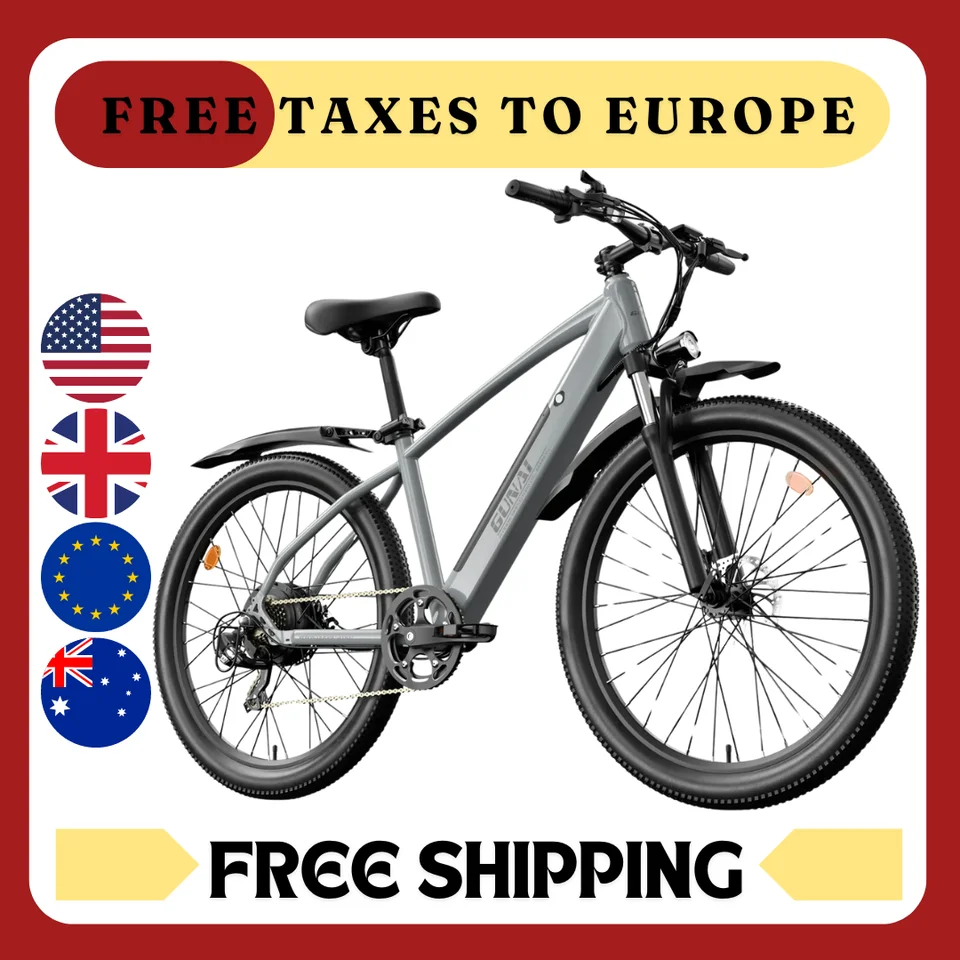 Gunai 750 W elektrický motor na bicykli, 27,5 palca v teréne pre dospelých Mountain Electric Bike so 48 V 10AH batériou, bahenný strážca, EÚ Stock