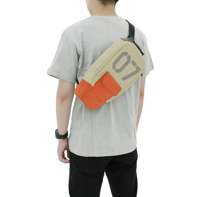 Gundam Cosplay Messenger Bag O 8. MS tím študent Škola batohu v taške na hrudník Crossbody Single Ramer Bag Dropship