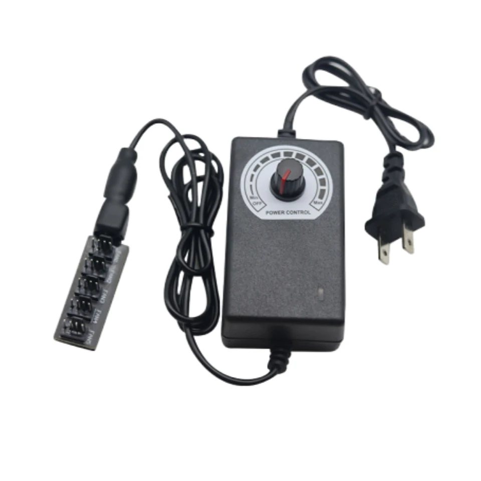 Guvernér ventilátora PC CPU 3/4 ovládača transformátora rýchlostného transformátora VENTICKÉHO DREJA 2A 4P 220V až DC3V-12V Ovládač regulácie napätia napätia