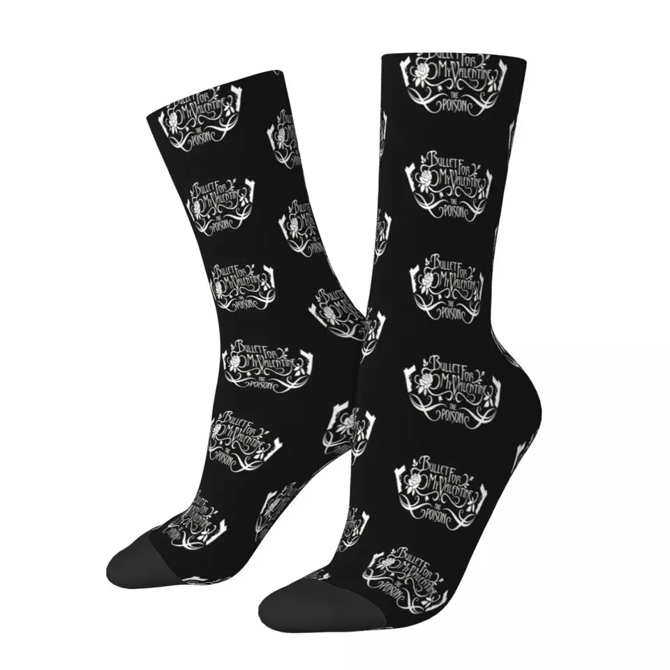 Guľka pre moju valentínsku heavy metalovú kapelu Najlepšie ponožky Mužské pánske ženy letné pančuchy Polyester