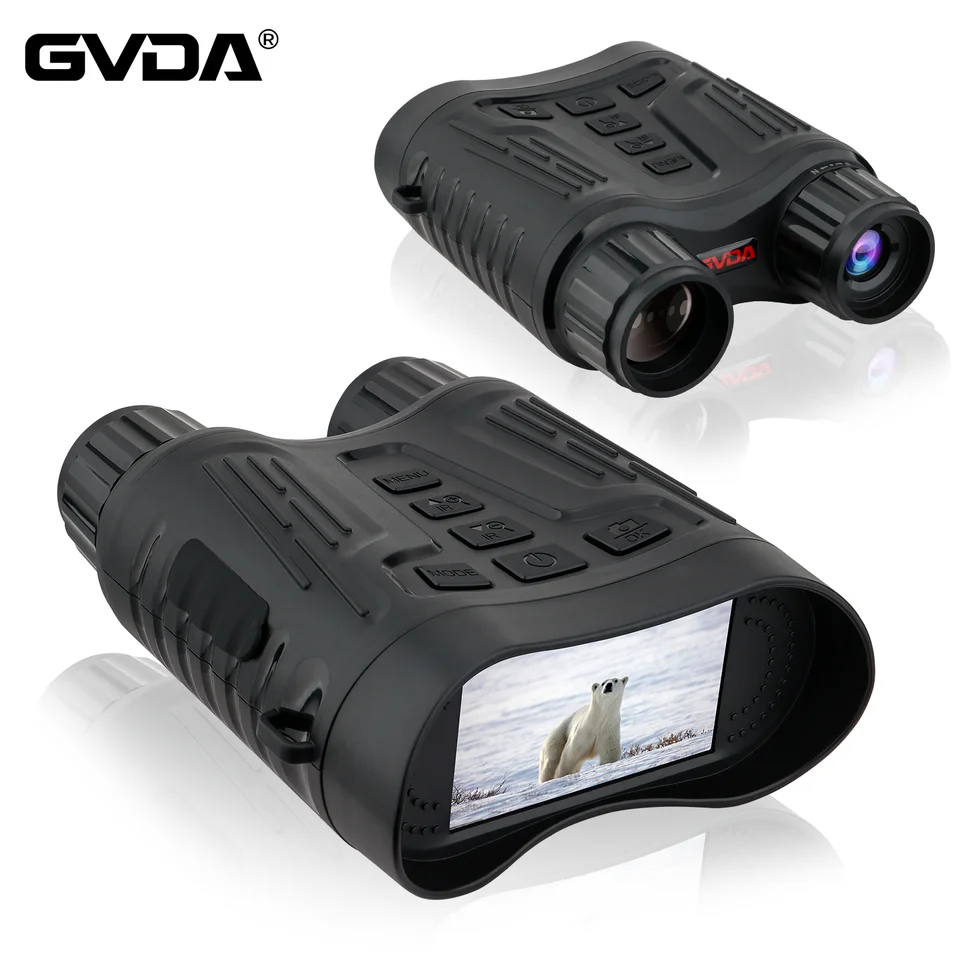 GVDA 4K Night Vision ďalekohľad kamery Infračervené digitálne poľovné kemping Teleskop 8x Zoom Outdoor Night Vision Goggles