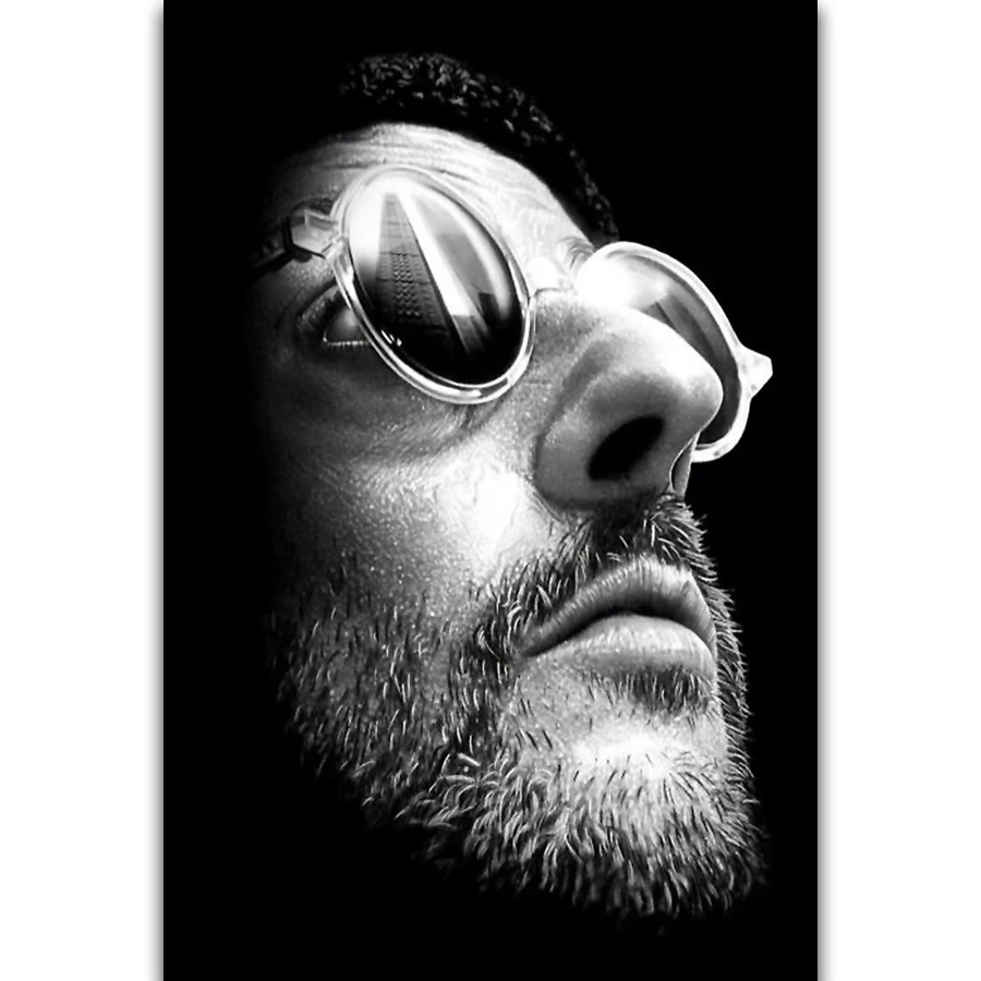 GX222 Leon Profesionálny klasický film Jean Reno Herec maľba plagáty výtlačky plátno na stenu Obrázok pre domácu izbu dekor