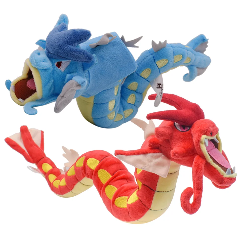 Gyarados plyšová hračka Rayquaza Sky Dragon Animal Plnené hračky Peluche Pokemon Cartoon Dolls Birthday Darček pre deti priateľov