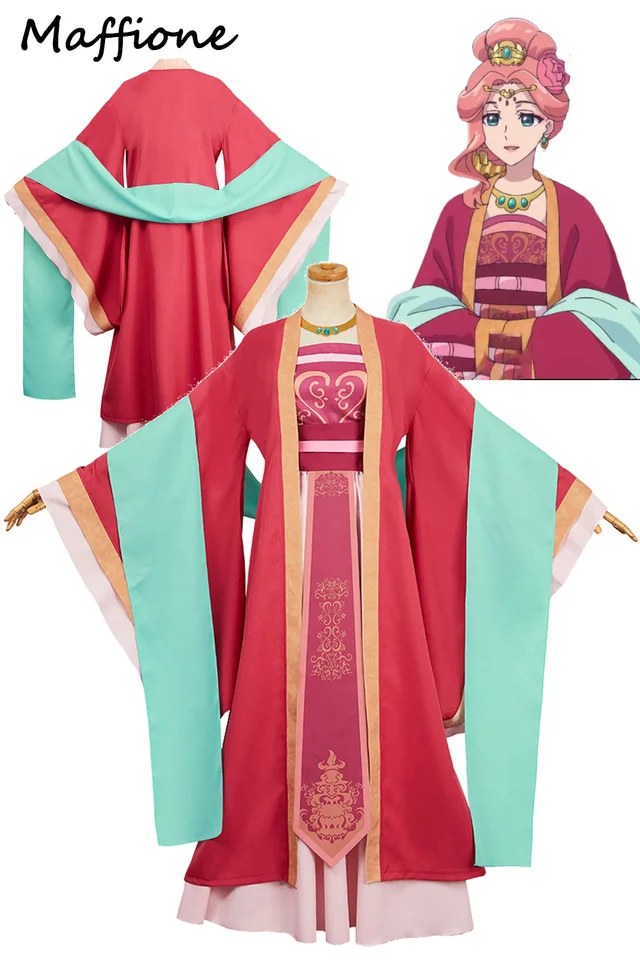 Gyokuyou cosplay anime ApotheCary Diary kostým Ženy Fantázia Roleplay Red Uniforma pre dospelých Halloween Karneval Party Suits