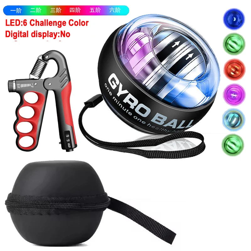 Gyro lopta pre posilnenie prstov prsty zápästie Kosť zápästia Tréner Ball