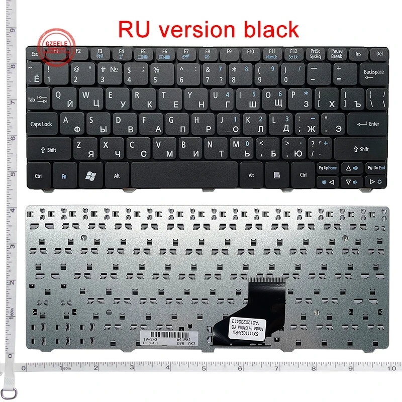 Gzeele RU nová klávesnica notebooku pre Acer Emachines 350 355 EM350 EM355 D271 náhradné klávesnice RU