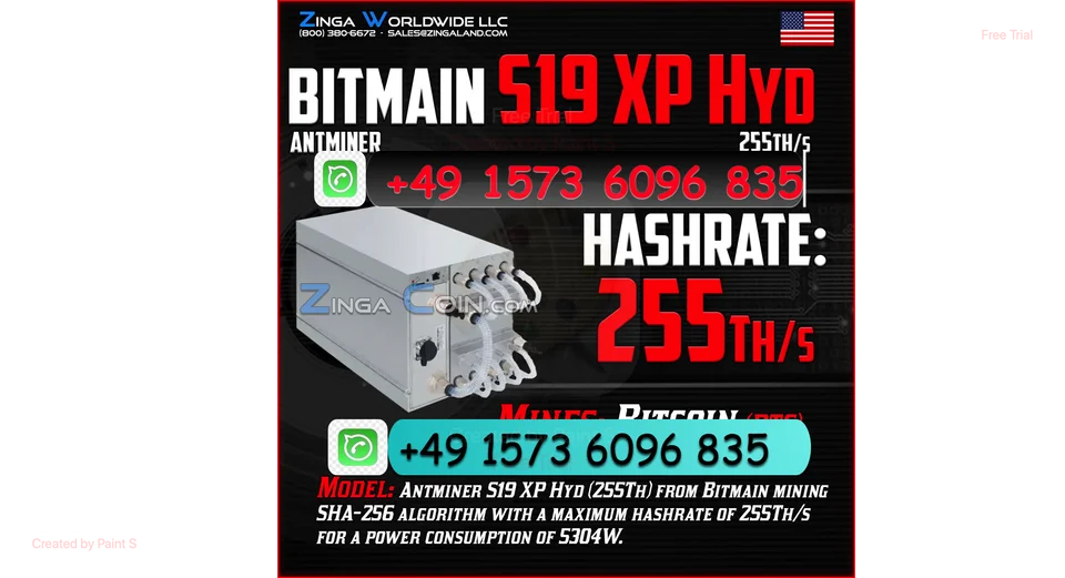 H! Autentický predaj kúpiť 2 Získajte 1 zadarmo !! Nový Bitmain Antminer S19 XP Hydro 255th/S 5304W Bitcoin Miner