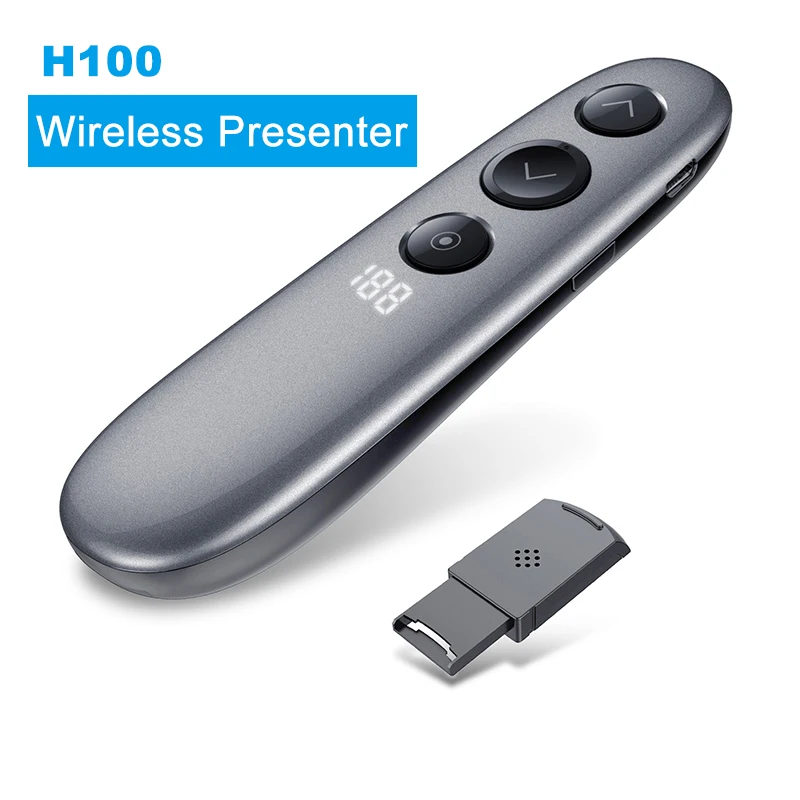 H100 Spotlight Wireless Moderátor diaľkového ovládania s Air Mouse TF Card PPT PowerPoint Pen Prezentácia Prezentácia na stretnutie s výučbou
