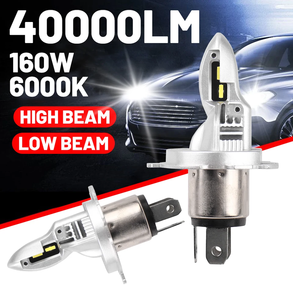 H11 H4 LED žiarovky svetlometov 9005 HB3 9006 HB4 H8 H9 LED žiarovka Auto FOG Svetlo Deň jazdiace vozidlo Svetlo auta 12v 6000k biela 12v 2ks