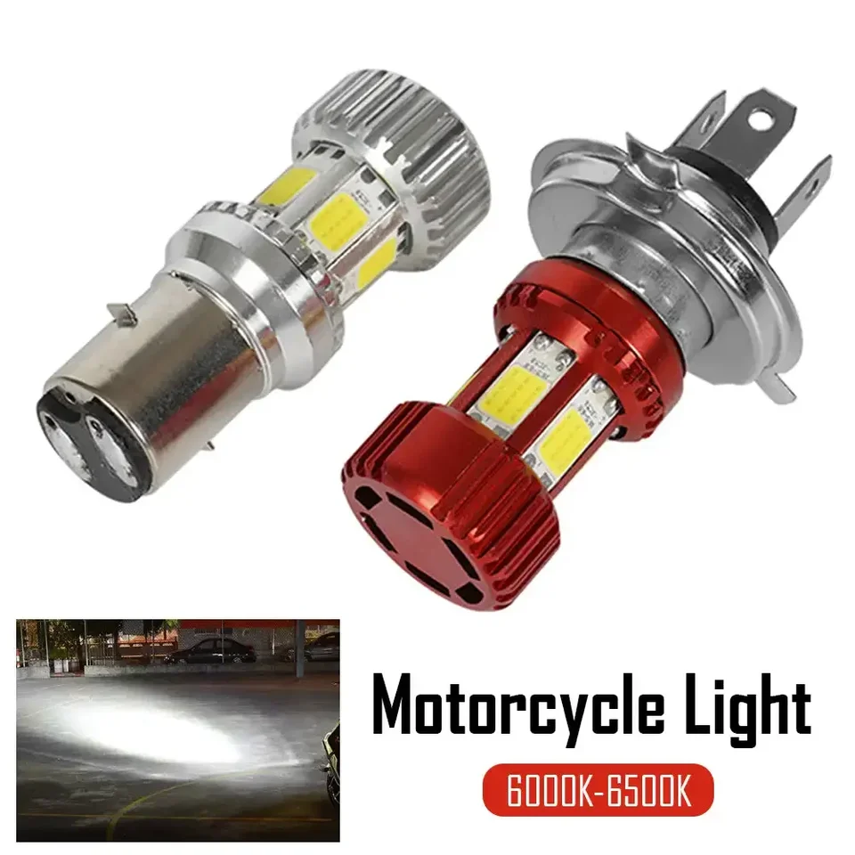 H4 ba20d motocyklové svetlo Super jasné žiarovky žiarovky hliníková zliatina LED svetlomet LED svetlomet žiarovky motocykla DRL svetlá DRL