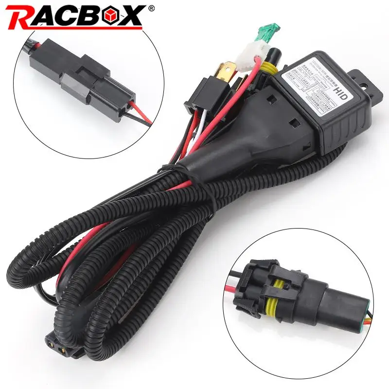 H4 HID LED káblové relé postroj pre bi-xenón objektív Bi-Led projektor Káble vysoké nízko svetlo káblové 2 lampy Svetlo Auto Doplnky DIY