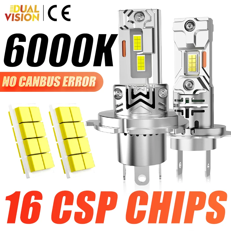 H4 LED svetlomet 1000W Power 16ks 7035 CSP H7 H11 H8 H9 9005 HB3 9006 HB4 LED svetlomet 1: 1 MINI STG Turbo Lamp FOG LAMP 12V 24V