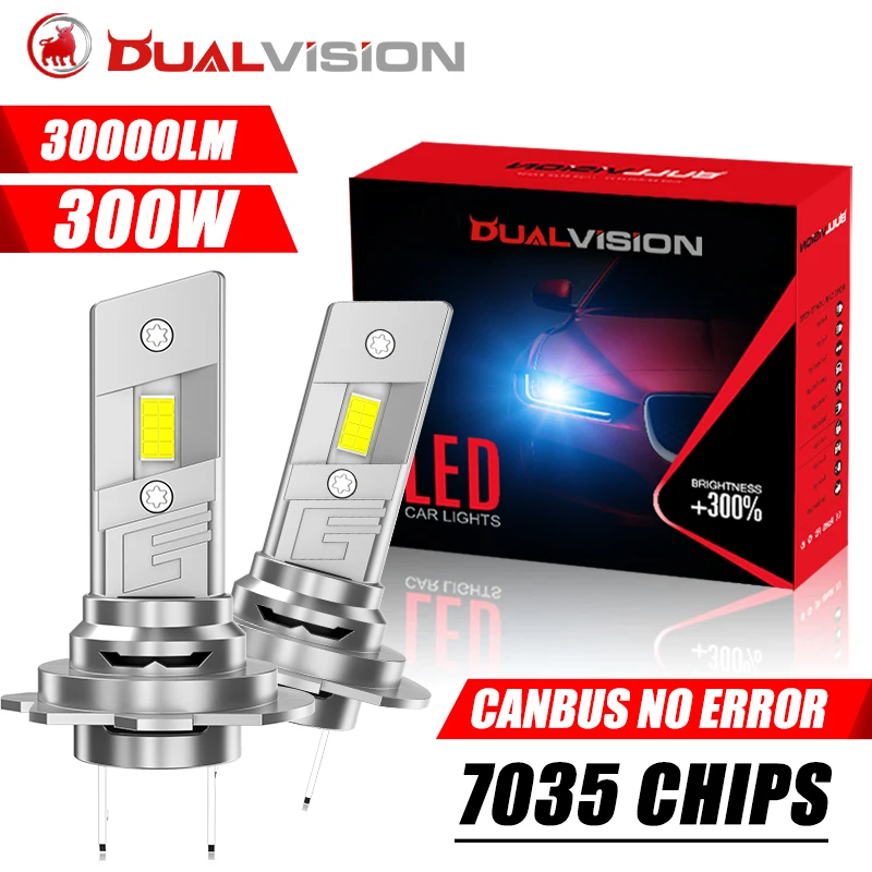 H7 LED žiarovka SPIGHT SIGN MINI Wireless H8 H1 H4 H3 H13 HB3 HB4 9005 9006 9012 300W 30000LM 6500K CSP pre svetlomet automobilu 12V 24V