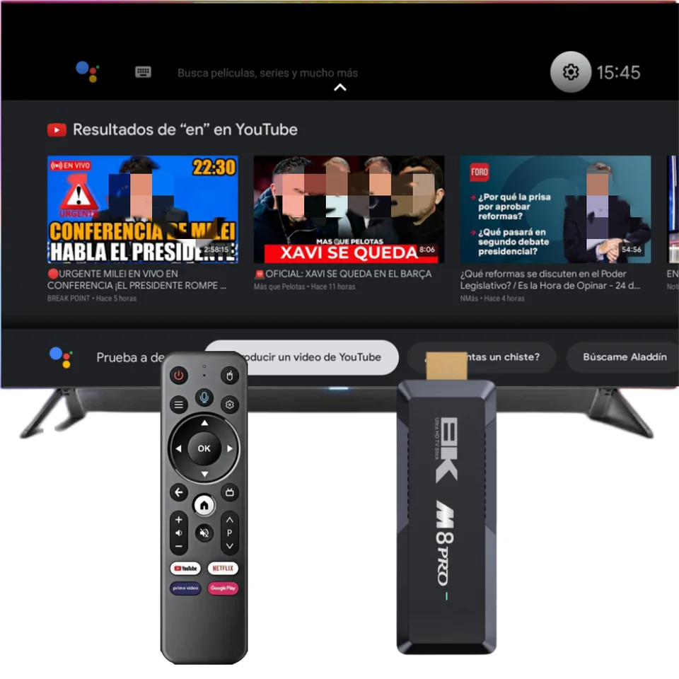 HAAYOT ATV ​​Mini TV Stick Android 13 TVbox Allwinner H616 Quad Core 8K HDR10+ 3D hlasový diaľkový remote BT5.2 SMART TV box