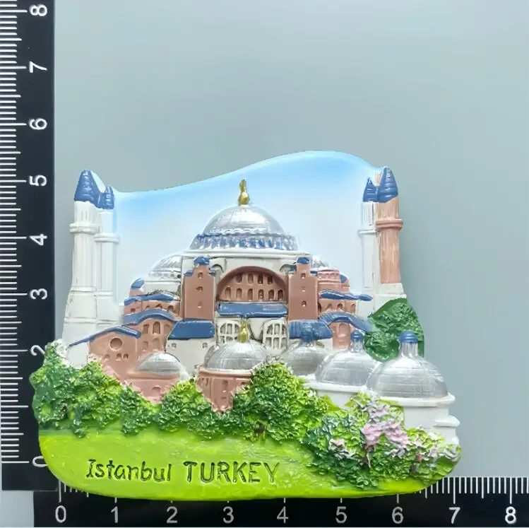 Hagia Sophia, Istanbul, Turecká chladnička dekorácie kreatívna osobnosť pasta