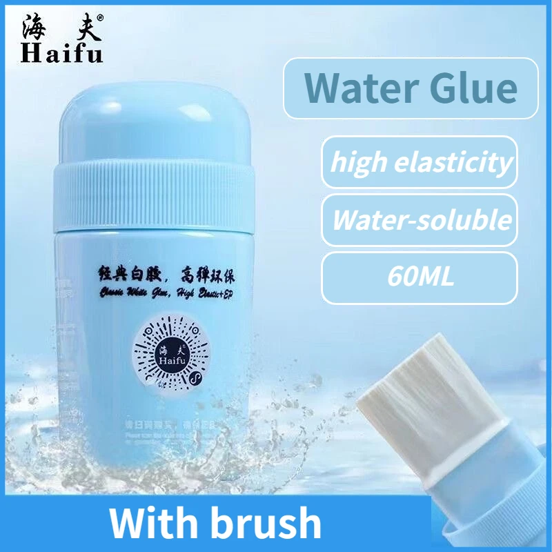 Haifu Water Booster pre stolný tenisový rozpustný priľnavý Adhesiv E 60 ml Profesionál pre rakety
