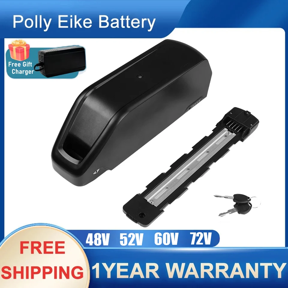 Hailong Battery 48V 52V 60V 72V 20 30AH 40 50 60AH Bafang Bateria Para Bike Eletrica Ebike Akku Batter 21700 Littium Batterij
