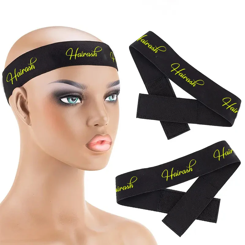 Hairash Natural Hair Headband pre parochne podporujú prispôsobenie elastické parochňové pásmo na držanie parochne