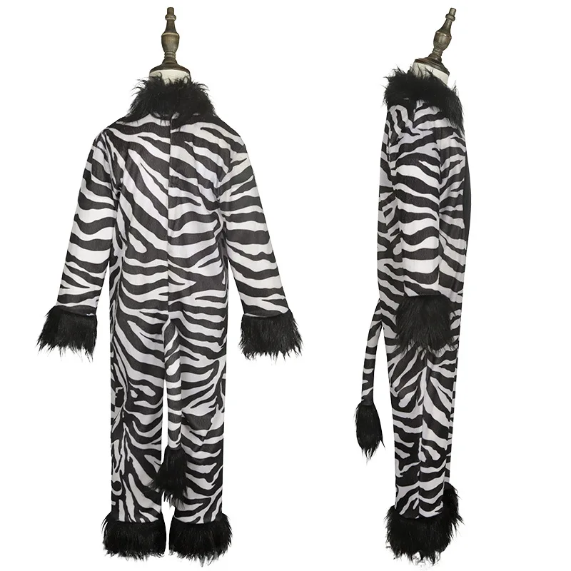 Halloween deti Cosplay zebra kostým sviatočnej párty školské pódium kostýmy vtipné zvieratá set javiskové oblečenie