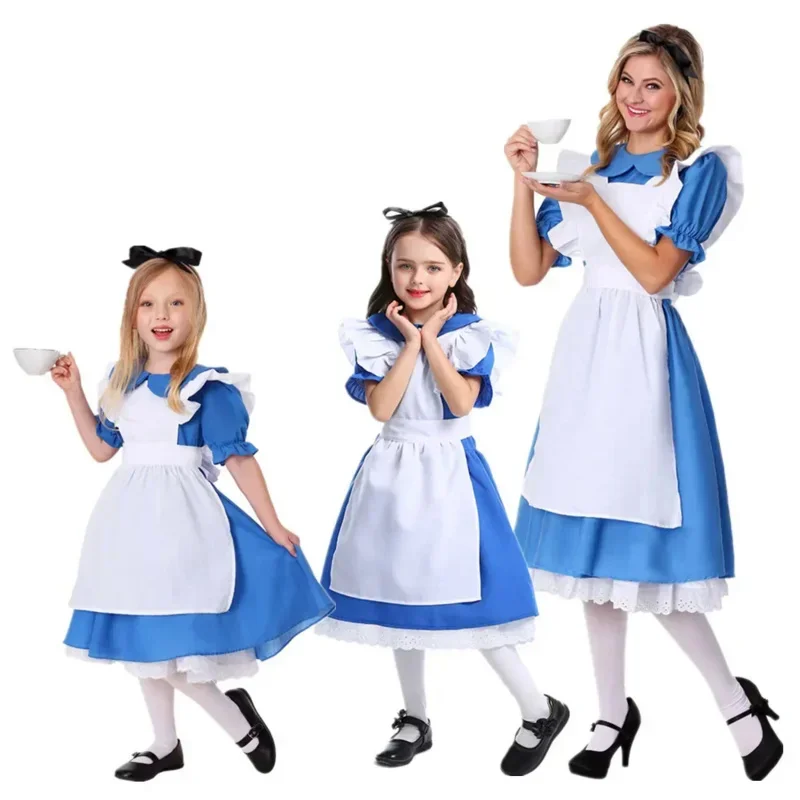 Halloween dospelé deti dievčatá anime Alice v ríši divov dobrodružstie