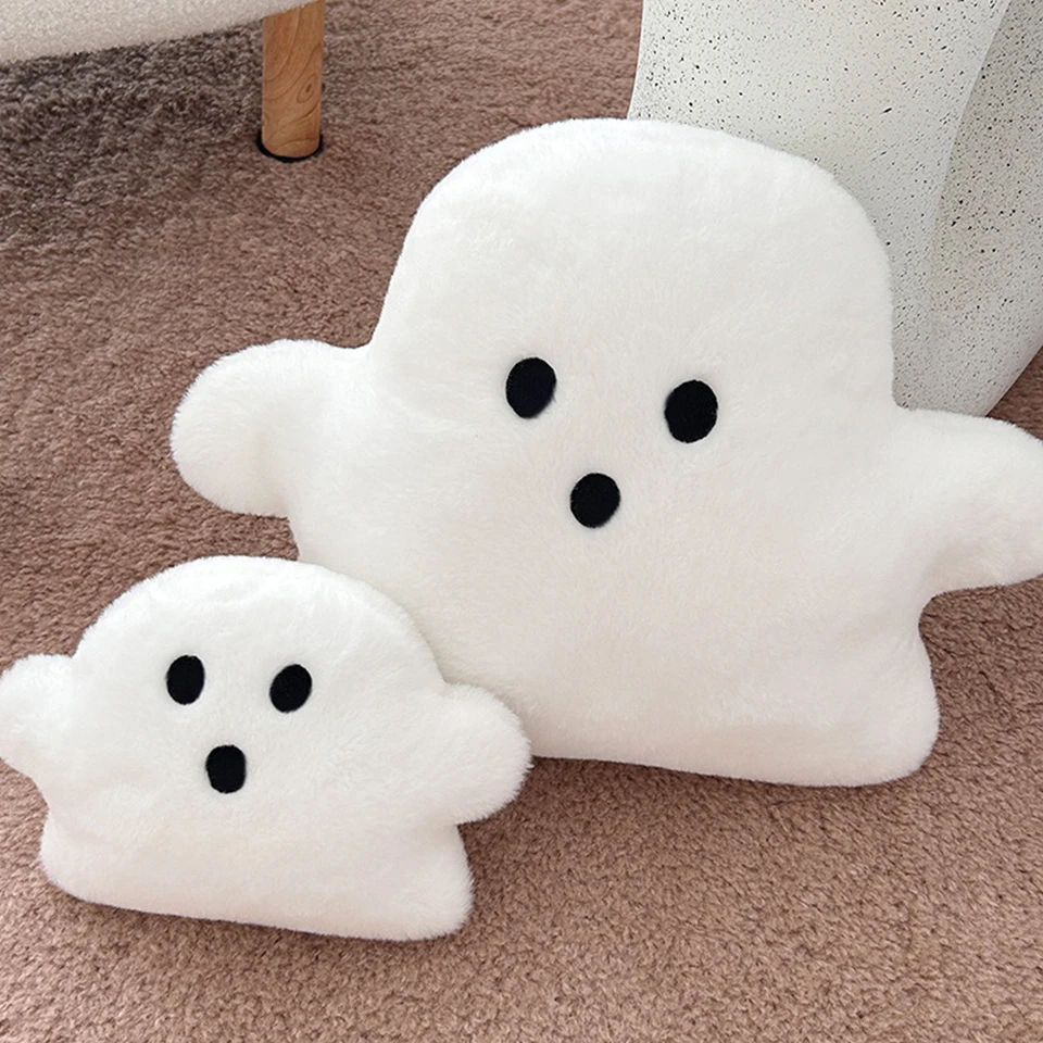 Halloween Duch vankúš plyšový hračku Ghost Throw vankúš Domov pohovka halloween dekoratívny strašidelný vankúš roztomilý ornament v tvare duchov