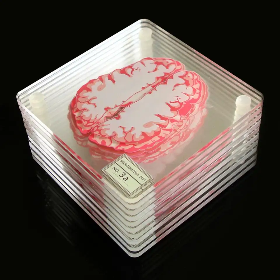 Halloween Horror Palm Coat Coaster Creative Bloodstain Pattern Cup Acryl Cup Mat Mat Káva čajové nápoje Coaster Coaster