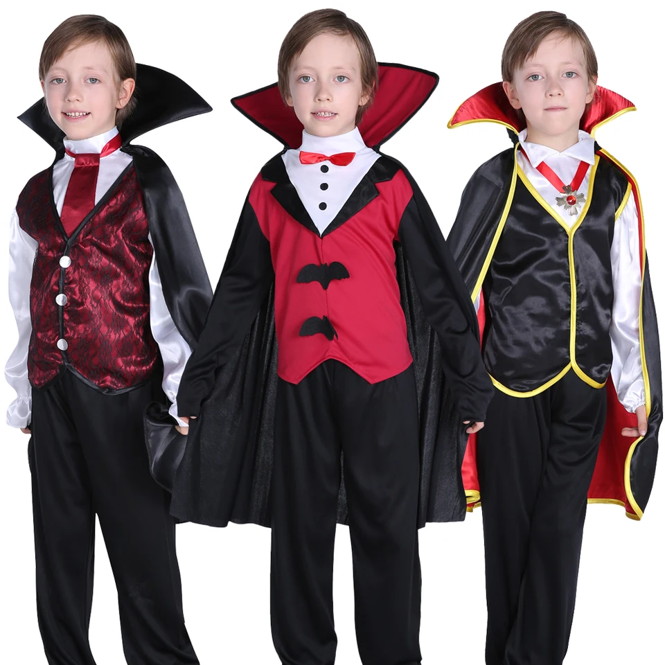 Halloween kostýmy Cape Vampire zuby rekvizity latexové uši rozprávky Cosplay kostým karnevalové párty ozdobné šaty
