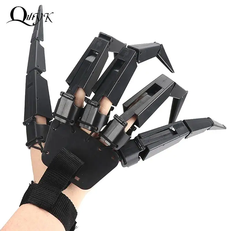 Halloween kĺbové prsty strašidelné falošné prsty kostra ruka cosplay prsty prsty realistické hororové duchovné pazúry