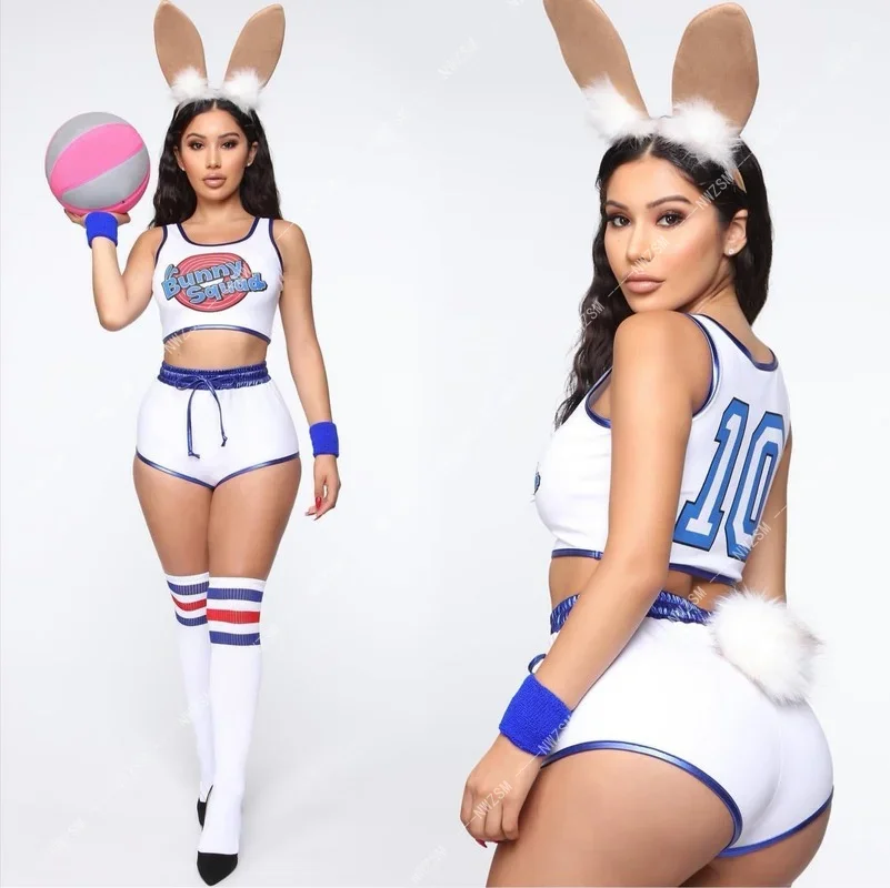 Halloween Party oblečenie karneval oblek vesmír Lola Bunny Rabbit Cosplay kostým králičie zajačik kostýmy žien dievčatá dievčatá