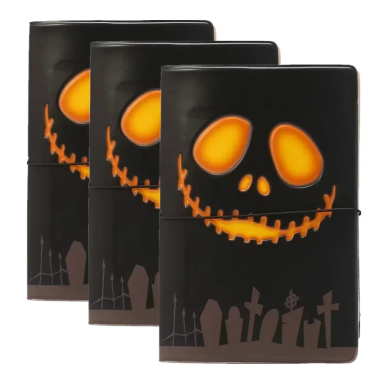 Halloween Pumpkin Passport Medzinárodný puzdro na cestovný pas s ID s kreditnými slotmi vreckový pas