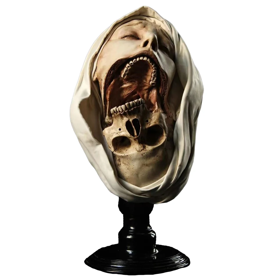 Halloween pár lebky dekor Transfigurácia lebka socha umenia socha pre domácu kanceláriu strašidelný dom
