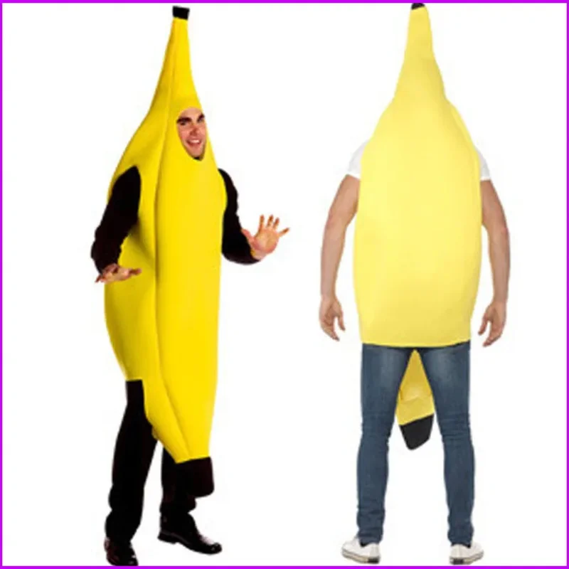 Halloween pódium vtipné sexy ovocné banánové kostýmy bary svadobné karnevalové singly Party Dance Game Game Fantasia Party Cosplay