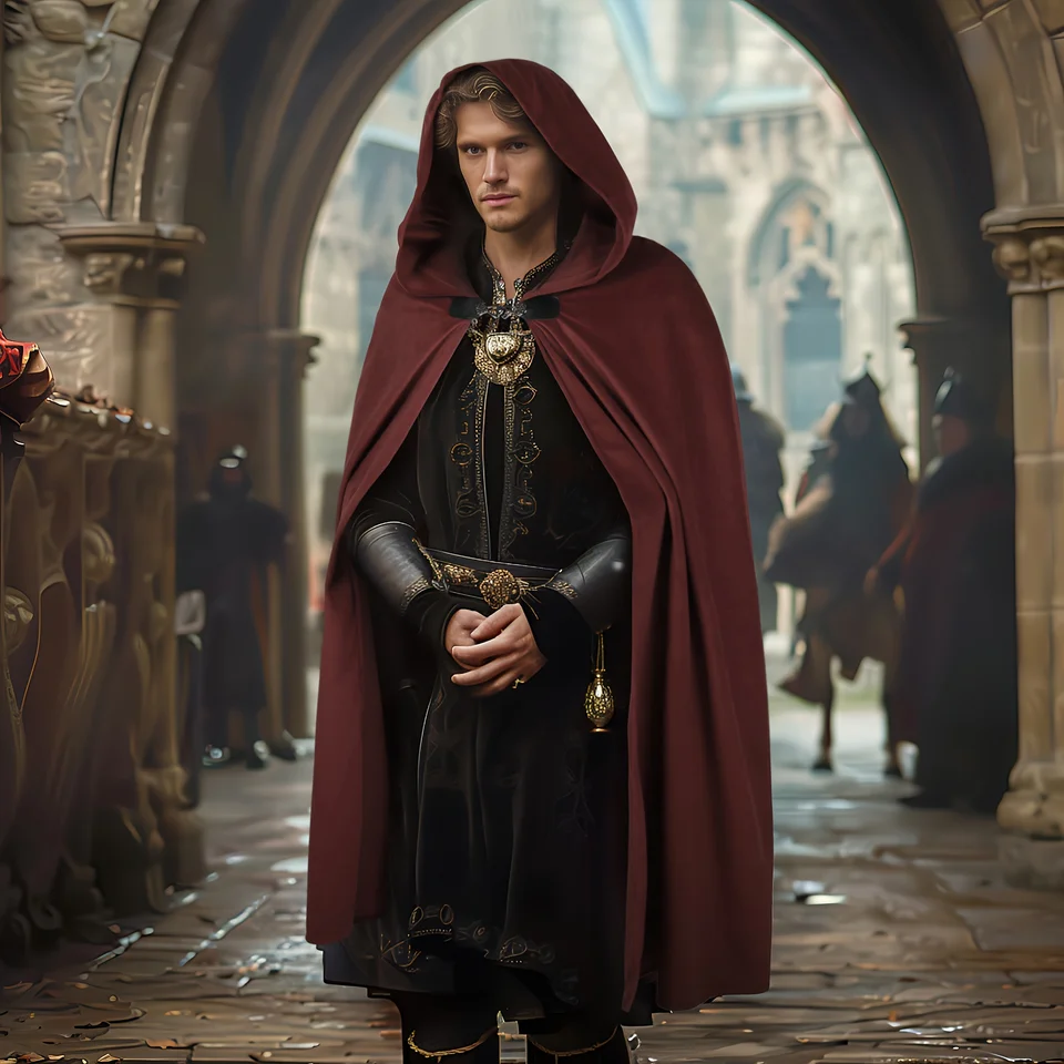 Halloween Renaissance s kapucňou plášťový zamatový lukostrelec Hunter Cloak Cloak Stredoveký hobit halloween pódium Performance cosplay prop nový