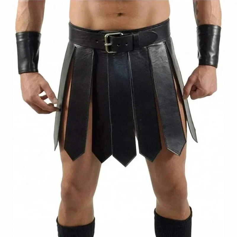Halloween Stredoveké renesančné rímske šaty Dospelí muži bojovník Gladiátor Cosplay kostýmy rytier Halloween Karneval Party Saias