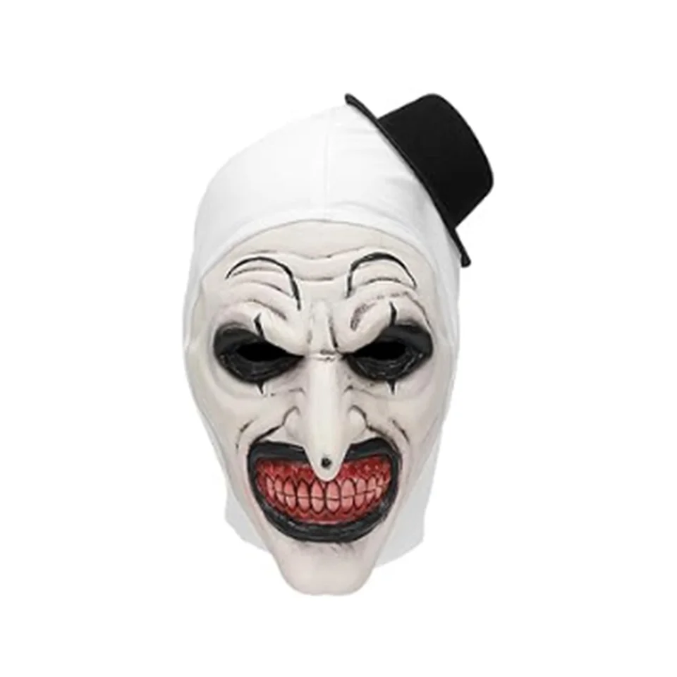 Halloween Terrifer Mask Killer Clown Mask strašidelný žolík kostým Halloween Horor strašidelná maska ​​pre dospelých mužov Ženy