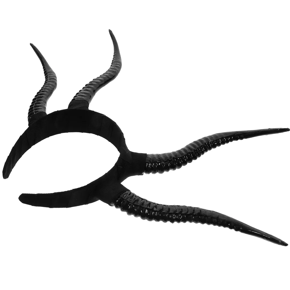 Halloween čelenky démonové roh kostýmy festival rohy Hairband cosplay plast plastické ox dieťa