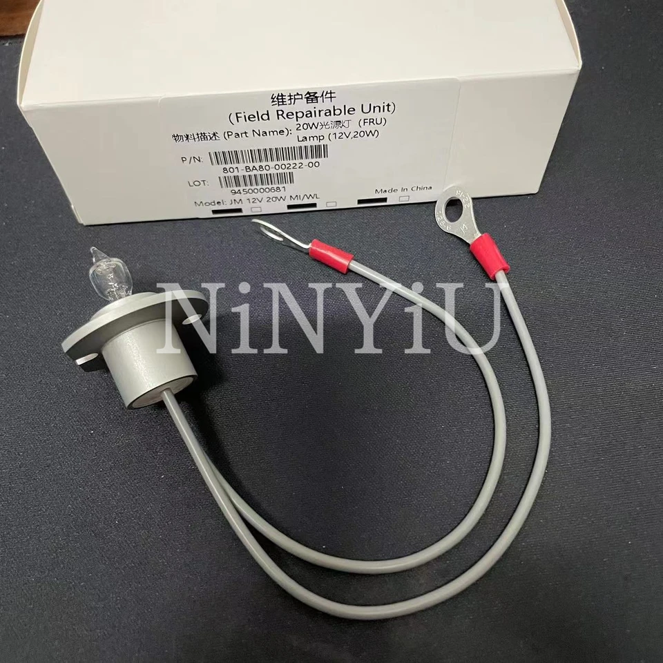 Halogénová lampa s dlhou životnosťou 12v20w pre Mindray BS220 12V 20W BS200 BS330 BS400 BS200E BS220E BS300 BS320 BS330E BS350E BS380 BS390