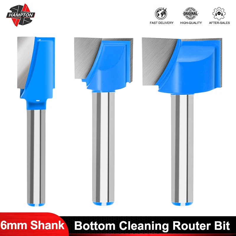 Hampton Cleaning Spodný gravírovanie bit 1pc 6 mm driemka CNC router bit pre koncový mlyn na mletie dreva mletia