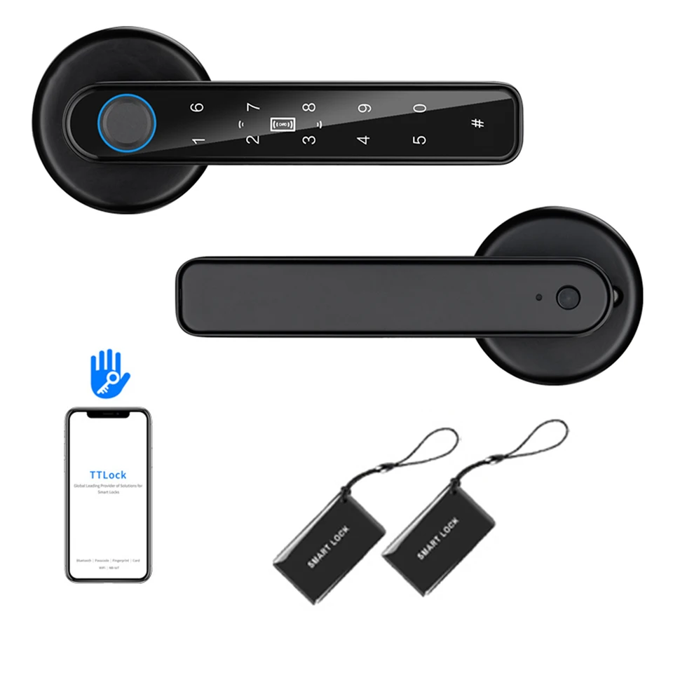 Handlová rukoväť Lock Biometrický odtlačok odtlačky hesla odomyka