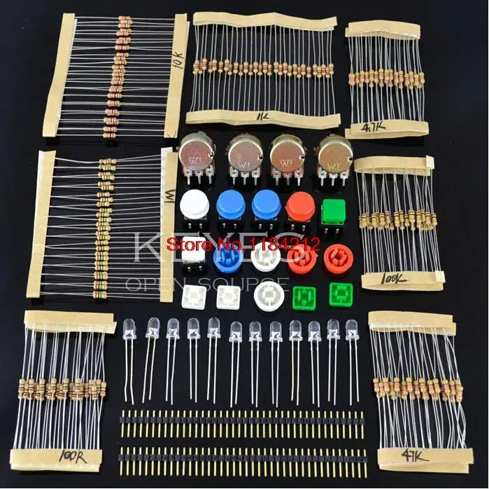 Handy prenosný odporový súprava pre Arduino Starter Kit Un R3 LED Potentiometra