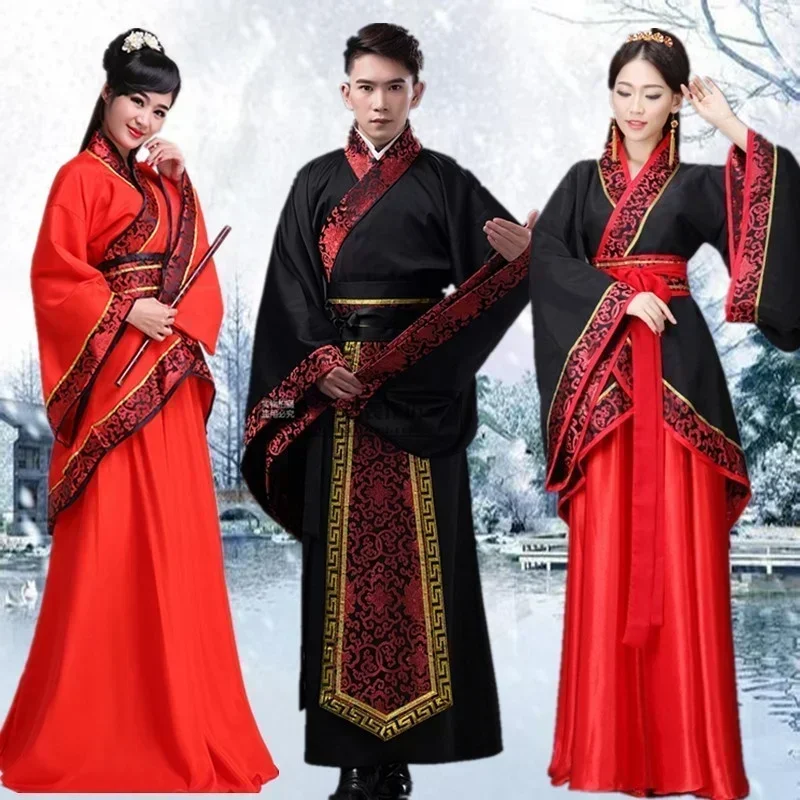 Hanfu Národný čínsky tanečný kostým muži Muži Staroveká cosplay tradičné čínske oblečenie pre ženy šaty hanfu šaty dámske šaty