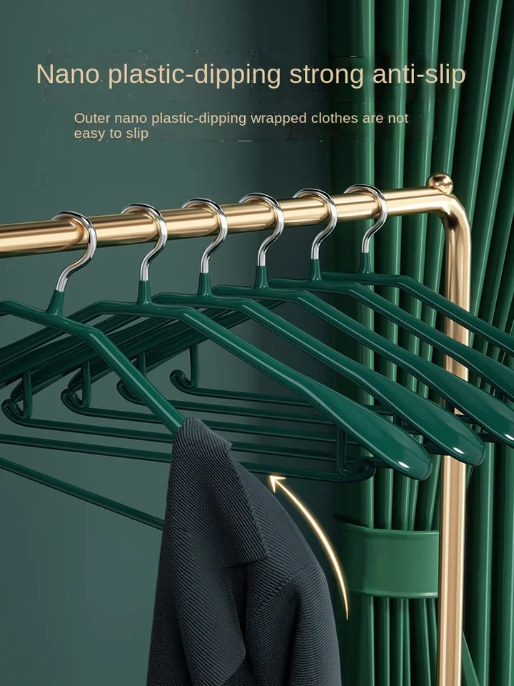 Hanger House Hanger Clother široké plecia bez značiek, ktoré nekĺzne tašku zavesenie šatníka z šatníka Svetlo luxusné oblečenie