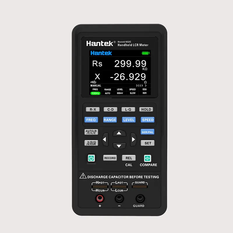 HANTEK 1832C /1833C Digital LCR Meter ručný prenosný prenosný indukčný kapacita a náradie testerov odporu odporu