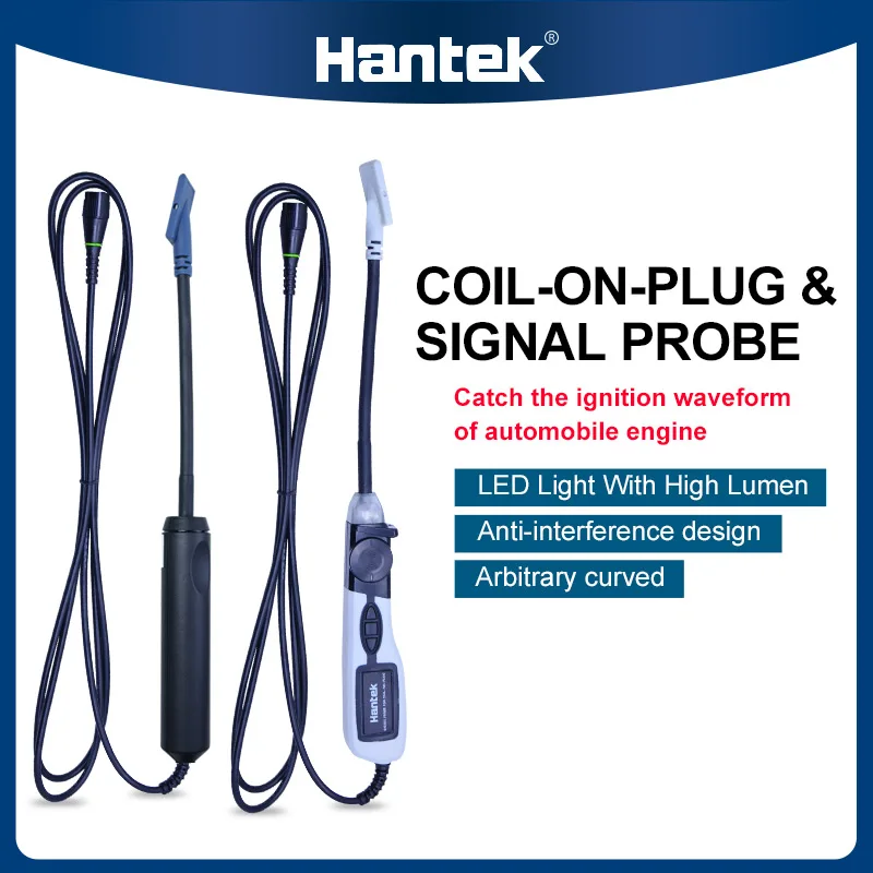 HANTEK HT25COP HT20COP Ignition Wave for Automobile Engine Coil na plug Signal Sonda sonda Osciloscope Probe Test Test nástroj