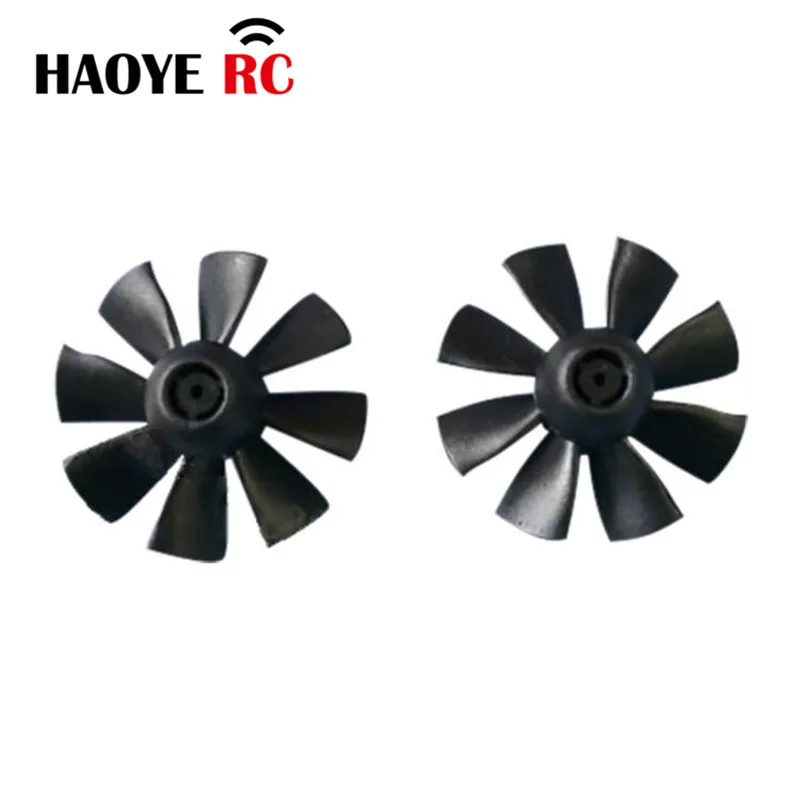 Haoye 1 pár s 8-lopatkovým priemerom 40 mm Ducted ventilátor std reverz (integrálny typ) Použitie pre RC rovinu č. Zahrnúť d/f