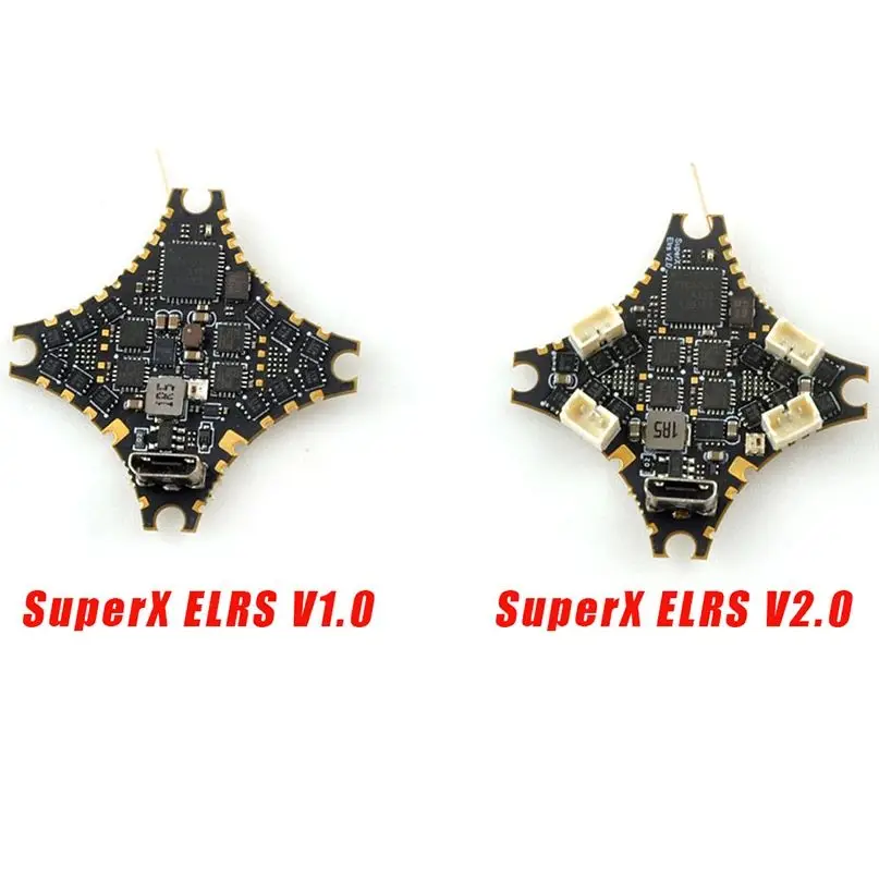 HappyModel Superx ELRS v1.0 / v2.1 AIO 5in1 letový ovládač 1S OpenVTX pre MOBULA6 2024 65 mm ultra svetlo micro micro fpv dron