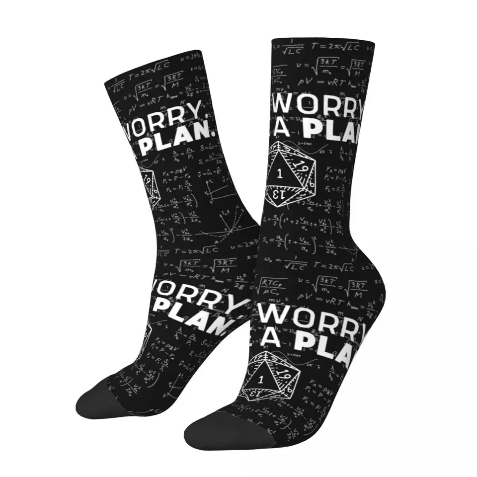 Harajuku Don sa starosti, mám plán basketbalových ponožiek Dungeon Dragon Polyester Middle trubice ponožky pre ženy