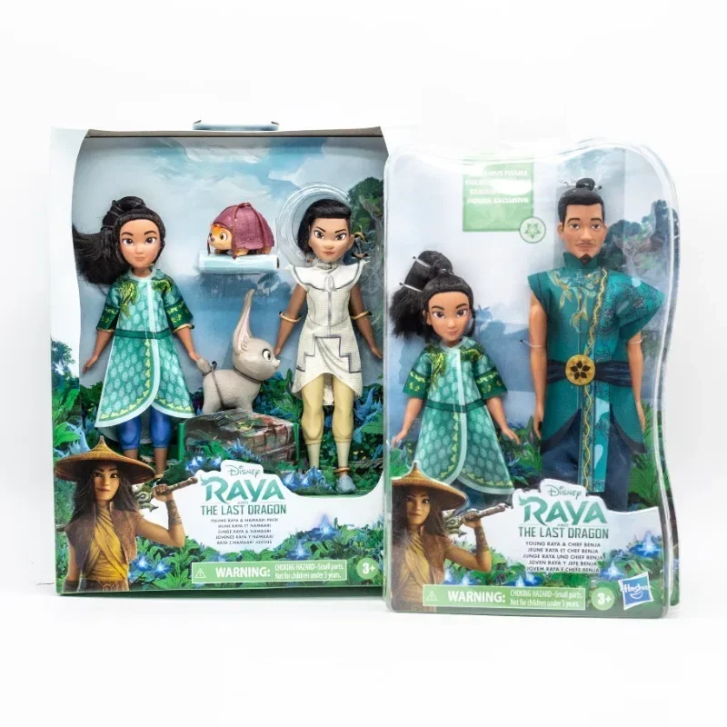 Hasbro Cartoon Anime Disney Raya a posledný drak Young Raya Namaari Fashion Dolls Hračky Action Action Figure Zhromažďovať ozdoby